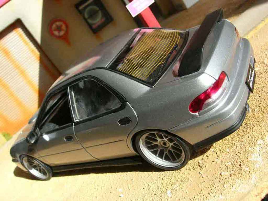 Subaru Impreza STI GT Turbo wrx grey 1/18 Autoart