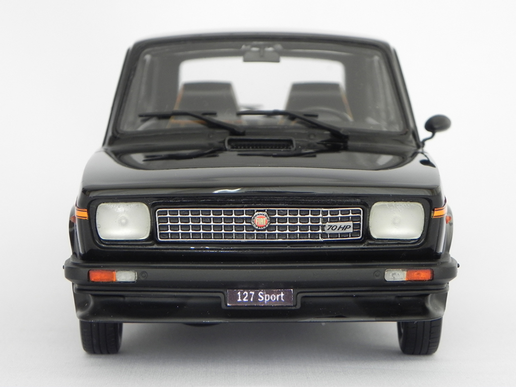 Fiat 127 Sport 70 HP LM090 black 1/18 Laudoracing Models