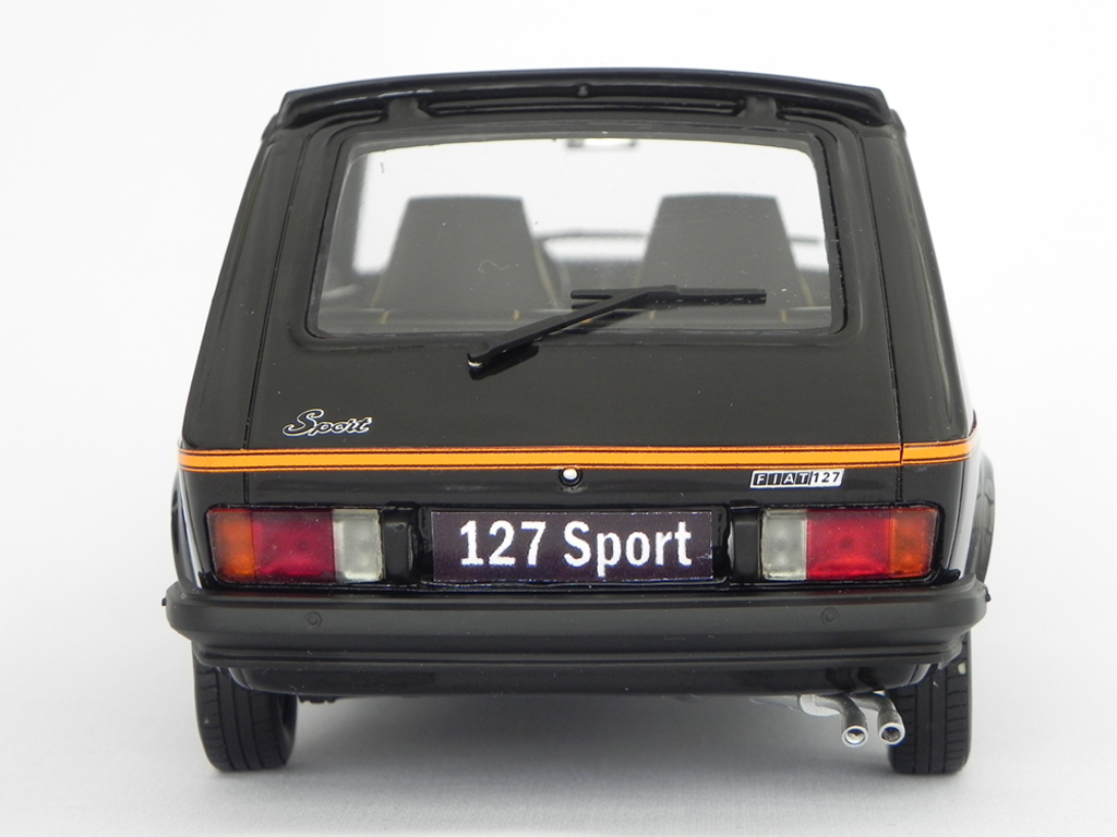 Fiat 127 Sport 70 HP LM090 black 1/18 Laudoracing Models