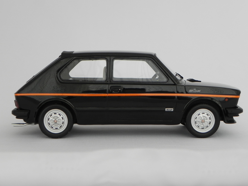 Fiat 127 Sport 70 HP LM090 black 1/18 Laudoracing Models