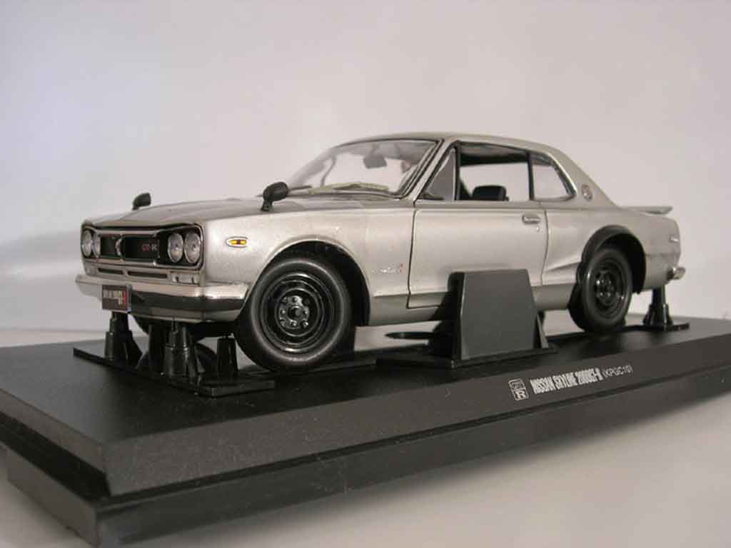Nissan Skyline 2000 1/18 Kyosho 2000 gt-r kpgc 10 grey diecast model cars