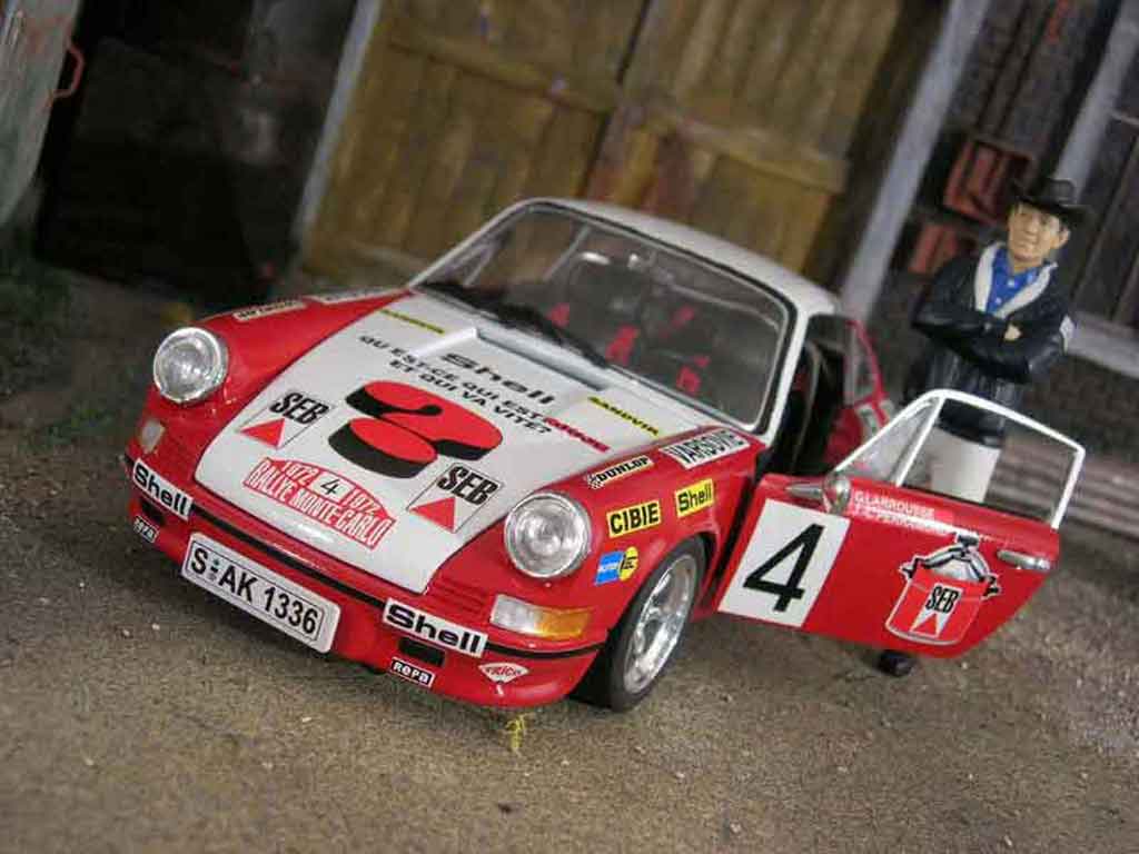 Porsche 911 2.4 1/18 Universal Hobbies 2.4 monte carlo 1972 diecast model cars