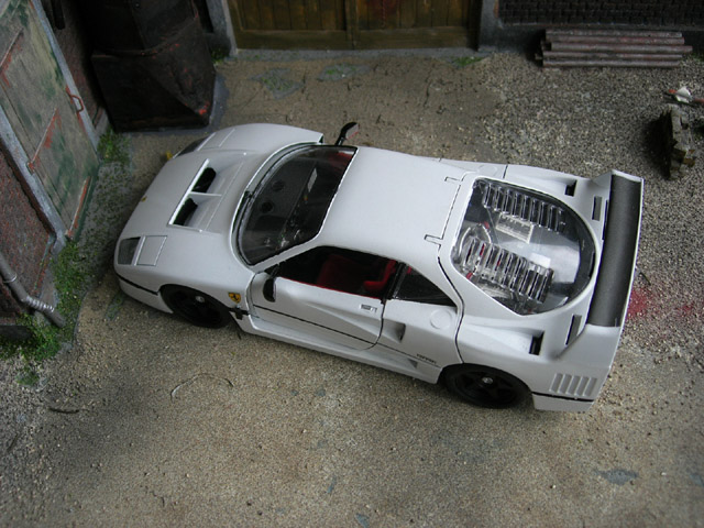 Ferrari F40 LM white 1/18 Burago