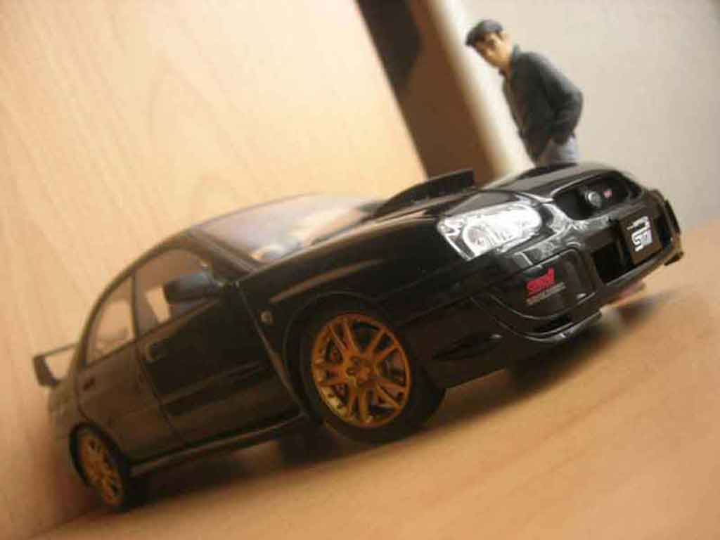Subaru Impreza WRX STI 2003 black 1/18 Autoart