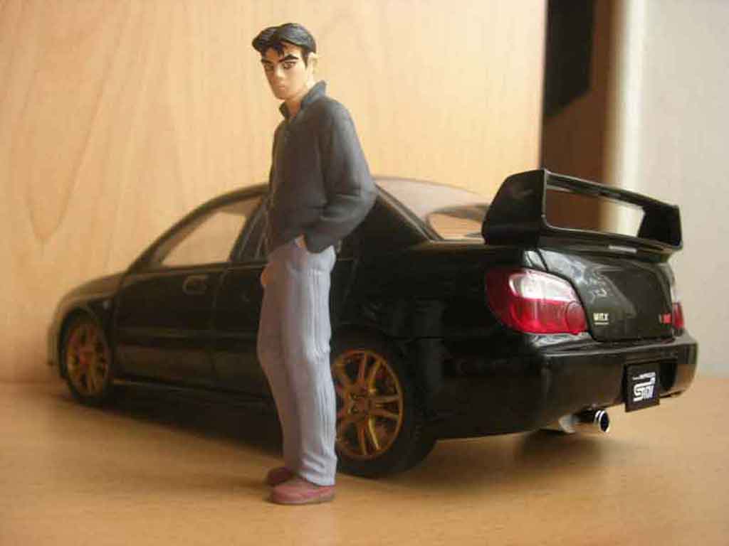Subaru Impreza WRX STI 2003 black 1/18 Autoart