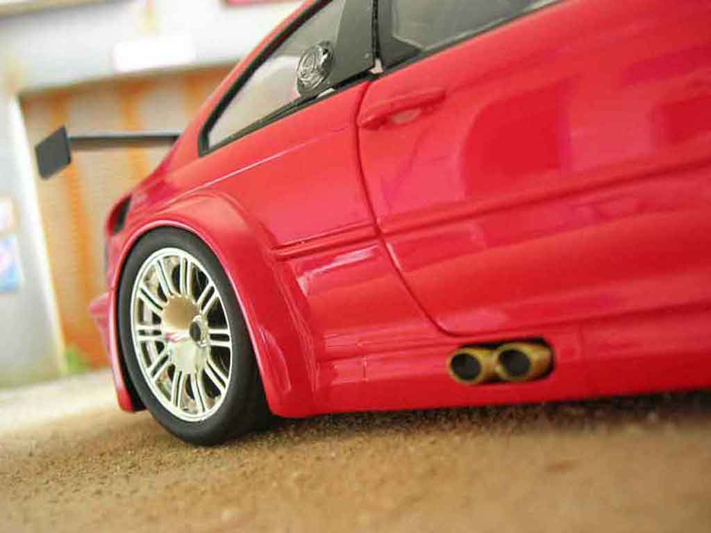 Bmw M3 coupe GTR E46 red 1/18 Minichamps