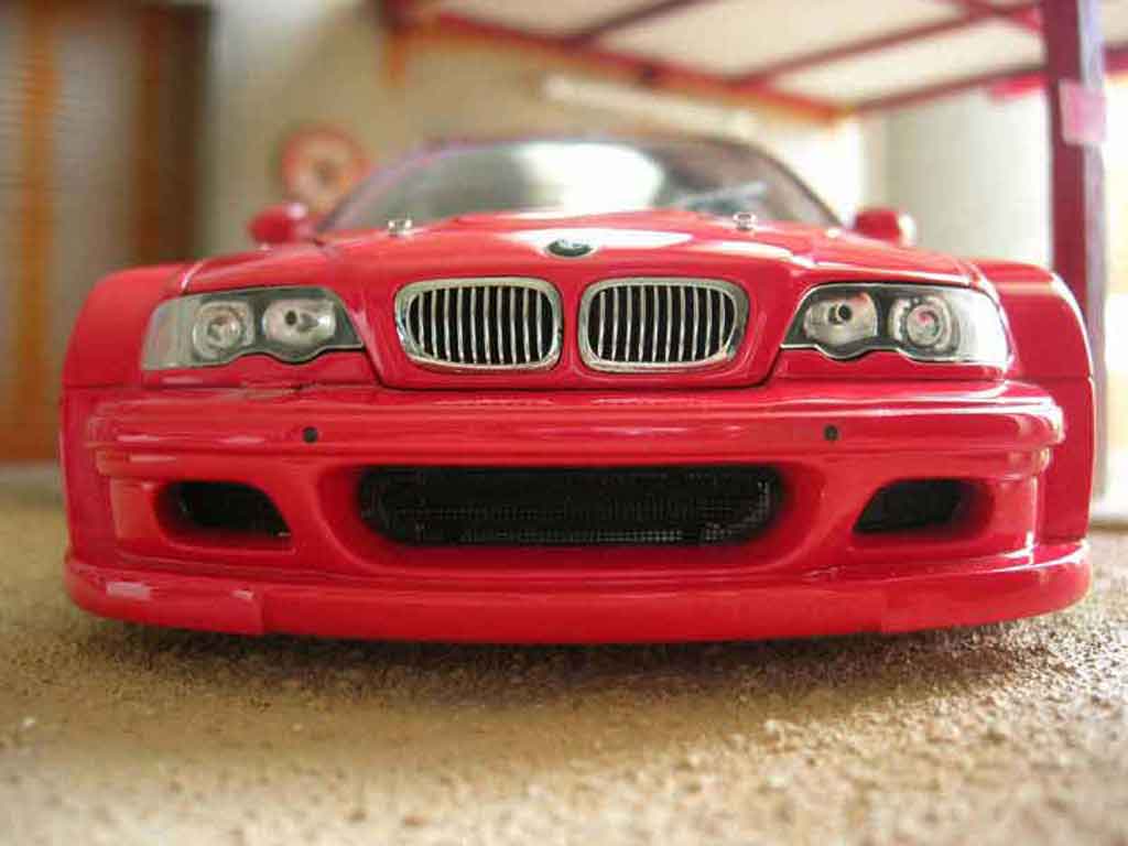 Bmw M3 coupe GTR E46 red 1/18 Minichamps