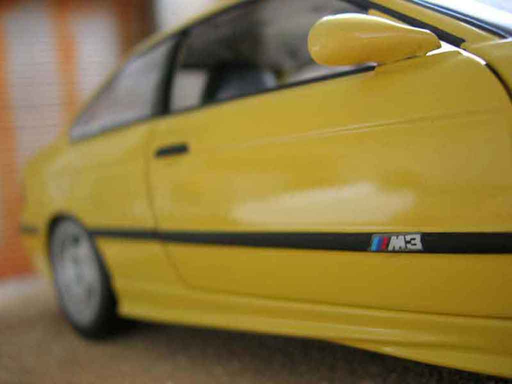 Bmw M3 coupe E36 yellow origine 1/18 Ut Models