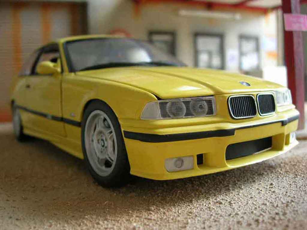 Bmw M3 coupe E36 yellow origine 1/18 Ut Models