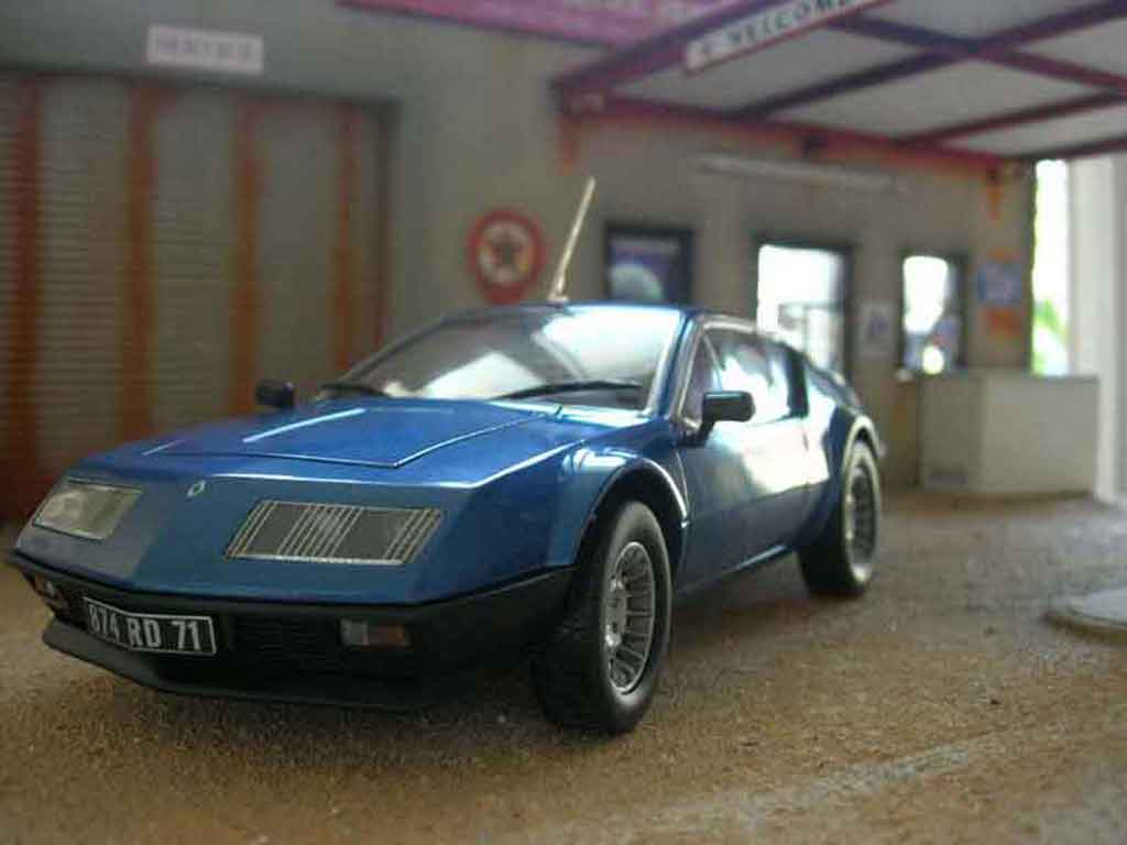 Alpine A310 1/18 Norev blue diecast model cars