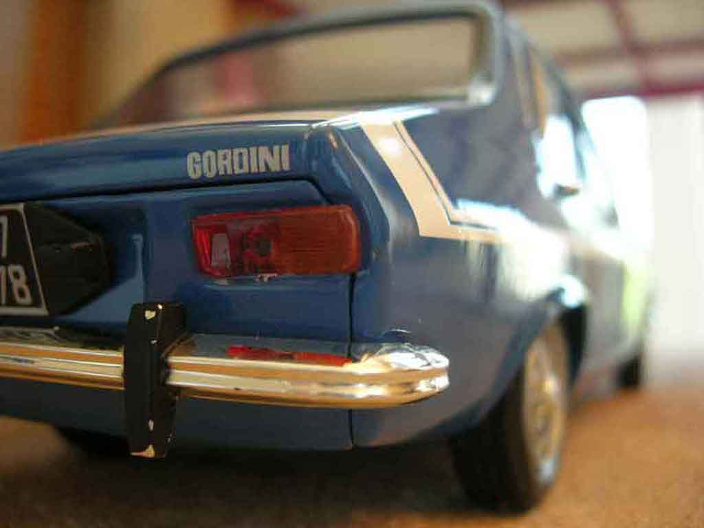 Renault 12 Gordini 1/18 Solido Gordini 1971 blue diecast model cars