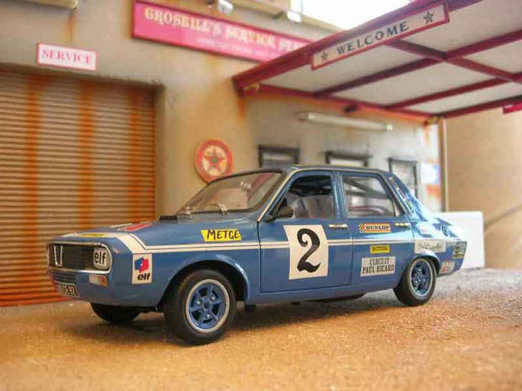 Renault 12 Gordini rallye #2 blue 1/18 Solido