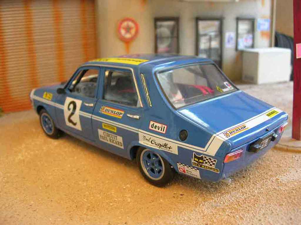 Renault 12 Gordini rallye #2 blue 1/18 Solido