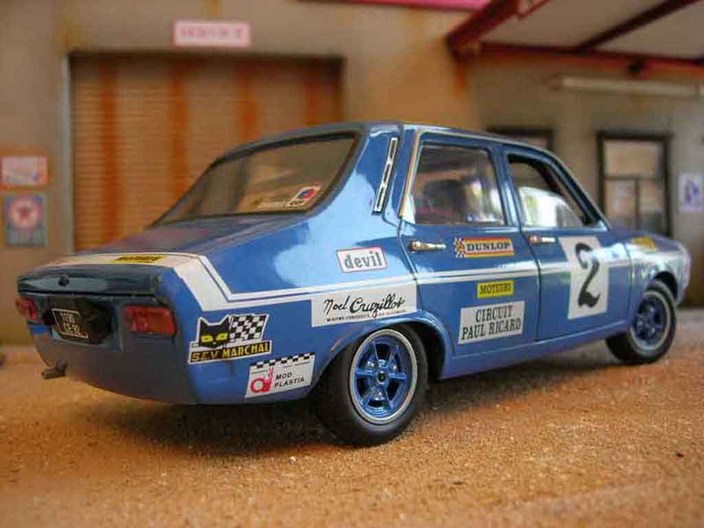 Renault 12 Gordini rallye #2 blue 1/18 Solido