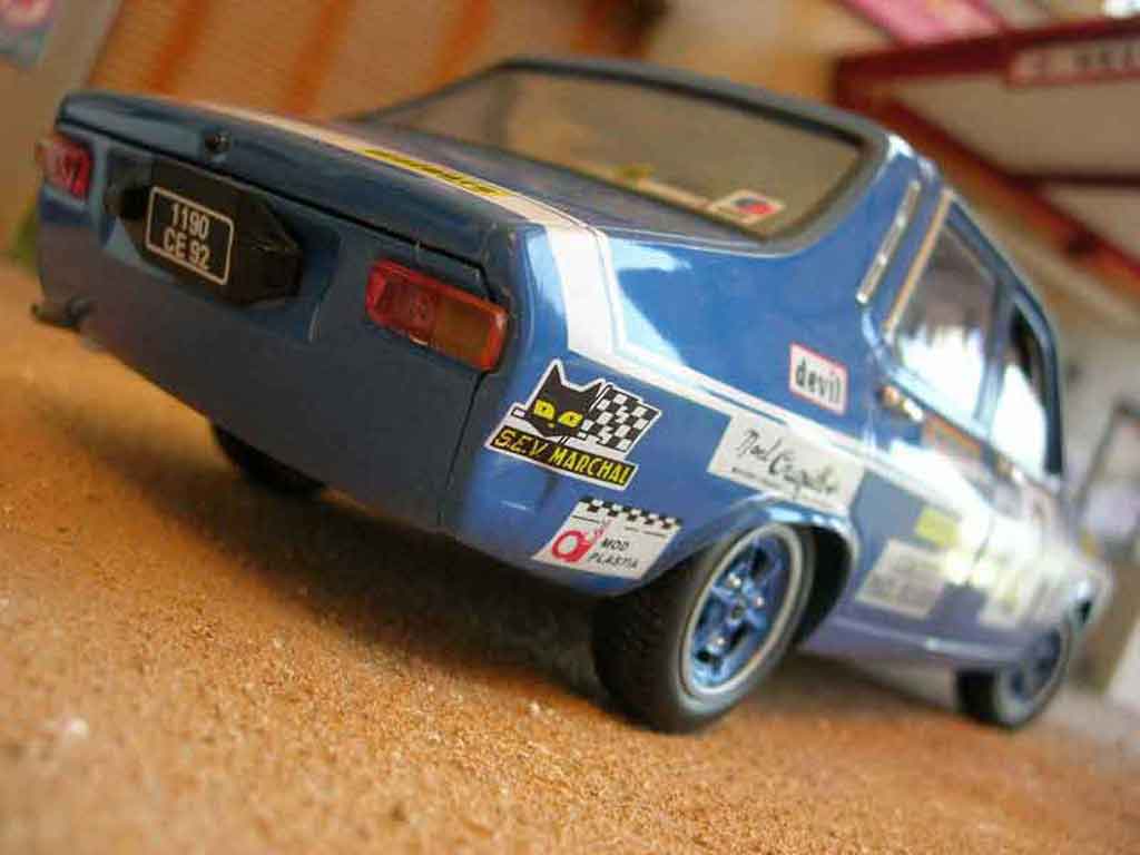 Renault 12 Gordini rallye #2 blue 1/18 Solido