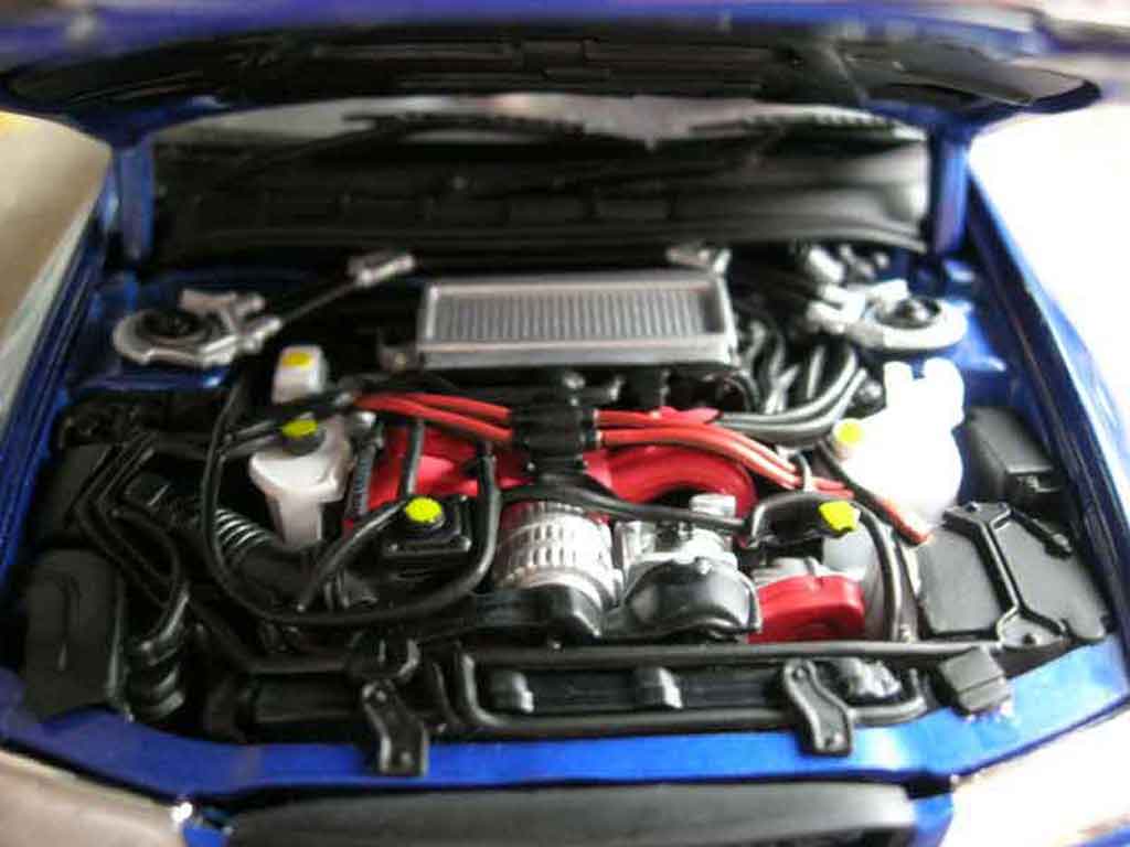 Subaru Impreza STI GT Turbo wrx blue 1/18 Autoart