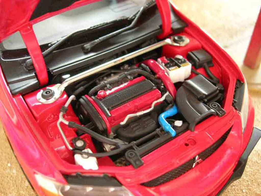 Mitsubishi Lancer Evolution IX rallye art red 1/18 Autoart