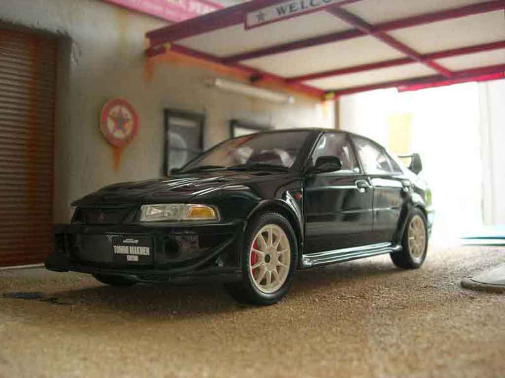 Mitsubishi Lancer Evolution VI tommi makinen edition black 1/18 Autoart