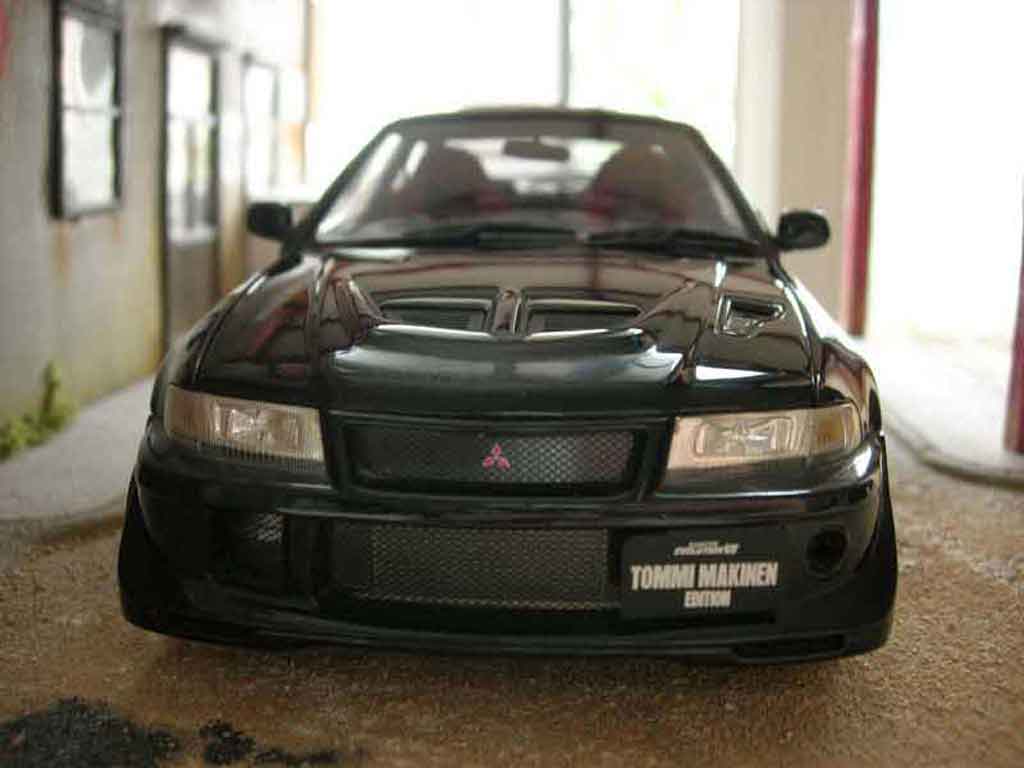 Mitsubishi Lancer Evolution VI 1/18 Autoart Evolution VI tommi makinen edition black diecast model cars