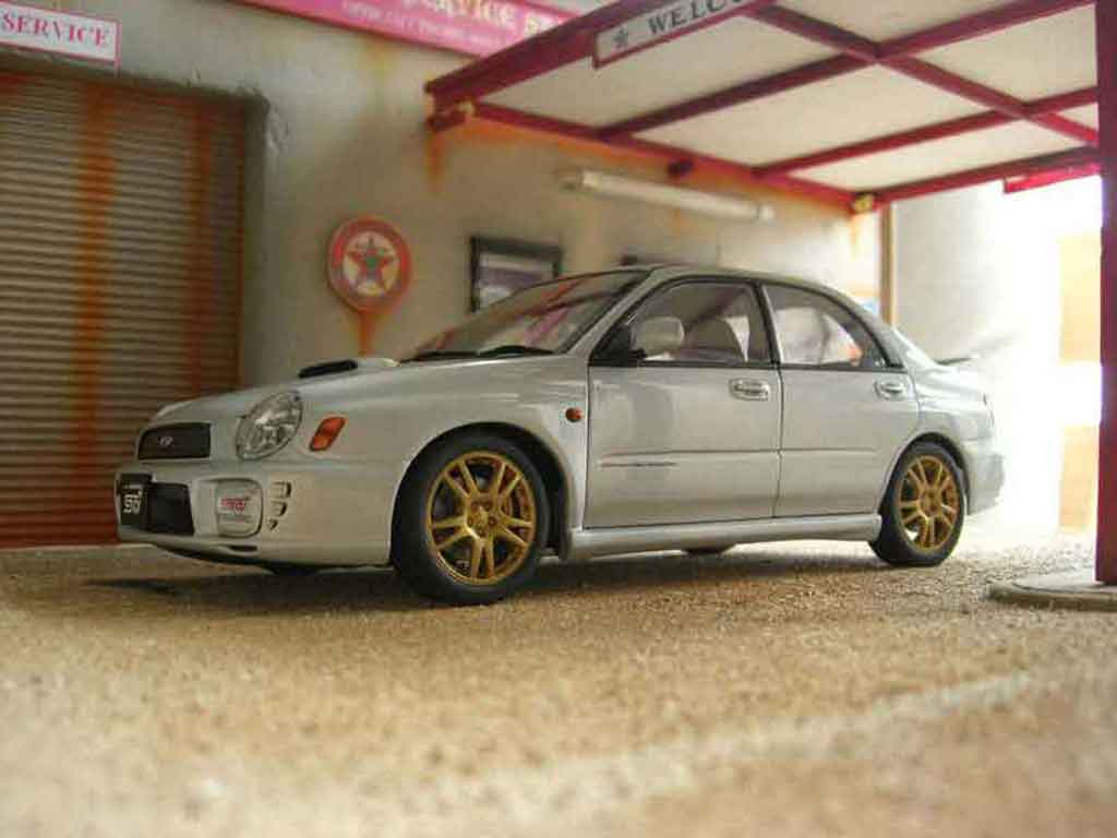 Subaru Impreza WRX STI grey 1/18 Autoart