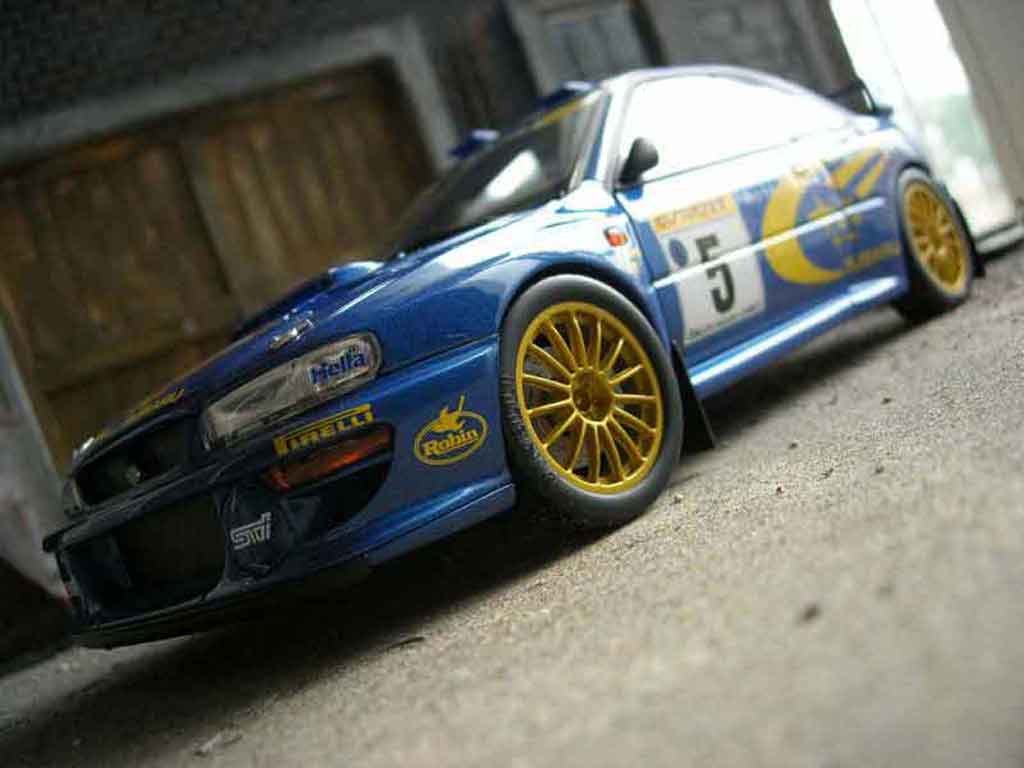 Subaru Impreza WRC 1/18 Autoart WRC r.burns 1999 diecast model cars