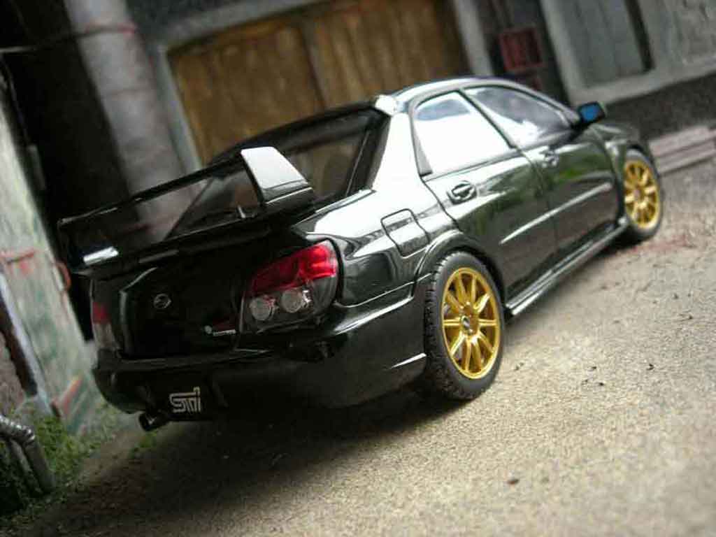 Subaru Impreza WRX STI 2006 black 1/18 Autoart