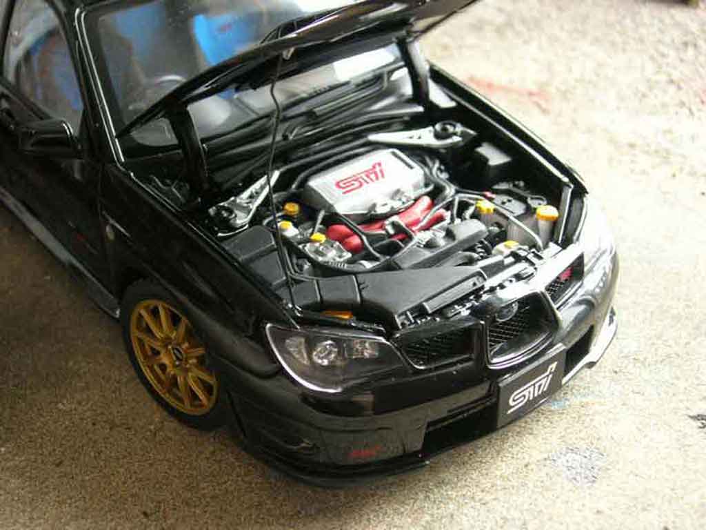Subaru Impreza WRX STI 2006 black 1/18 Autoart
