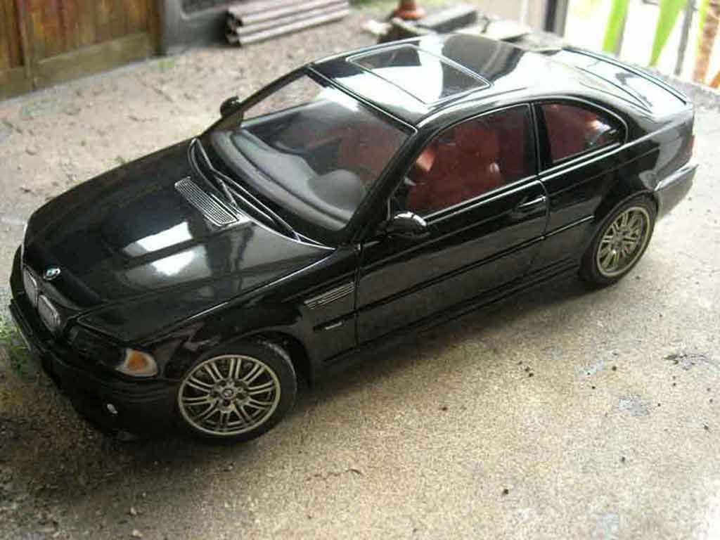 Bmw M3 coupe E46 black 1/18 Autoart
