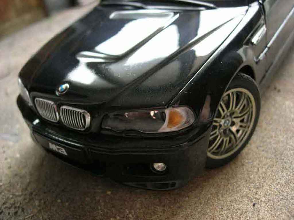 Bmw M3 coupe E46 black 1/18 Autoart