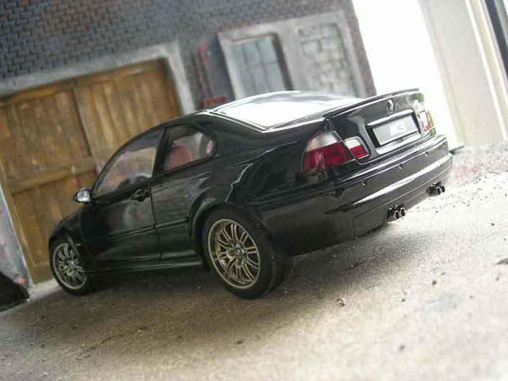 Bmw M3 coupe E46 black 1/18 Autoart