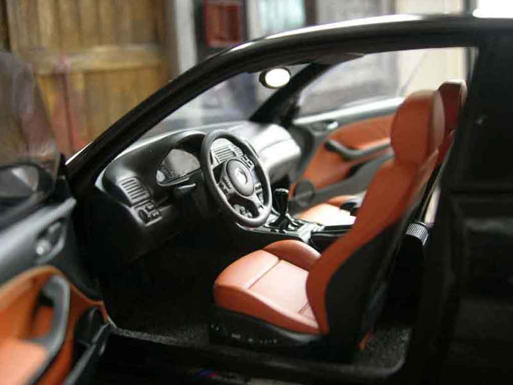 Bmw M3 coupe E46 black 1/18 Autoart