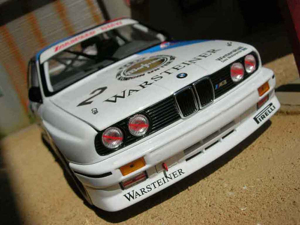 Bmw M3 coupe DTM E30 warsteiner 1/18 Minichamps