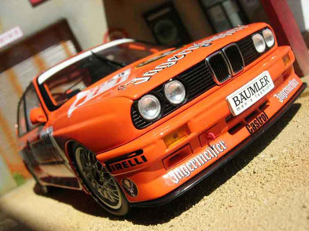 Bmw M3 E30 1/18 Minichamps DTM E30 team linder #18 hahne jagermeister diecast model cars