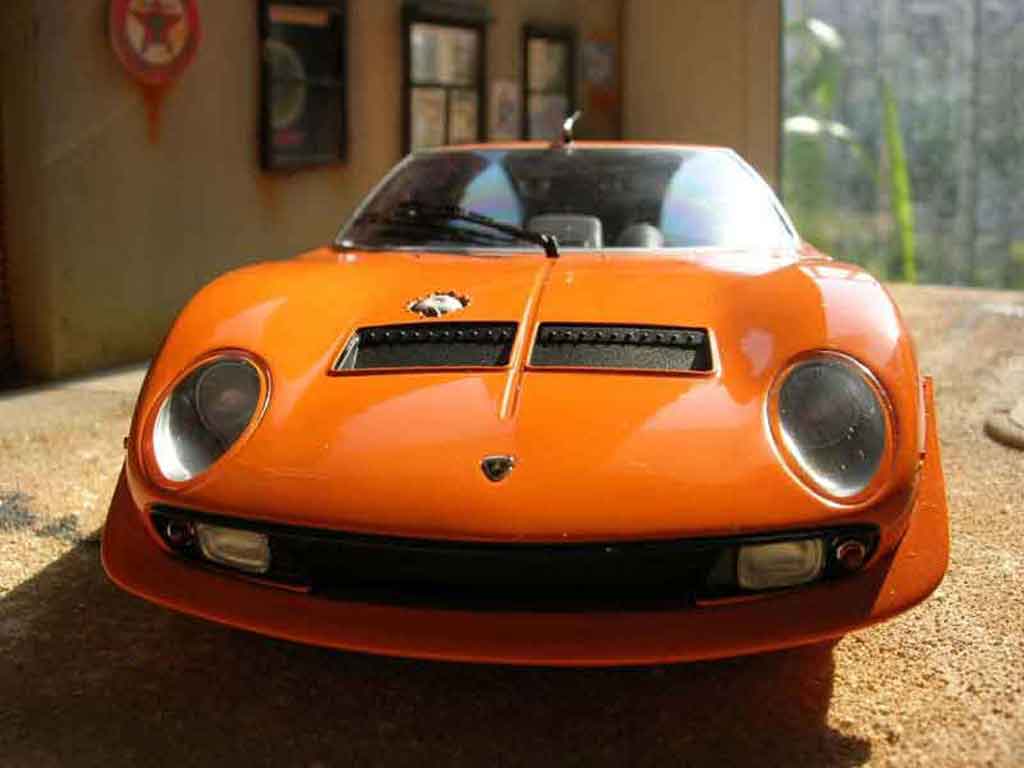 Lamborghini Miura Jota svr orange 1/18 Kyosho