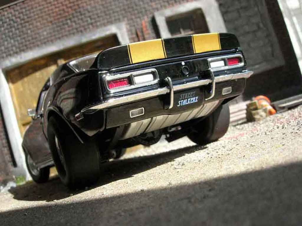 Chevrolet Camaro Z28 street stalkerz grey black bandes dorees 1968 1/18 Exact Detail Replicas