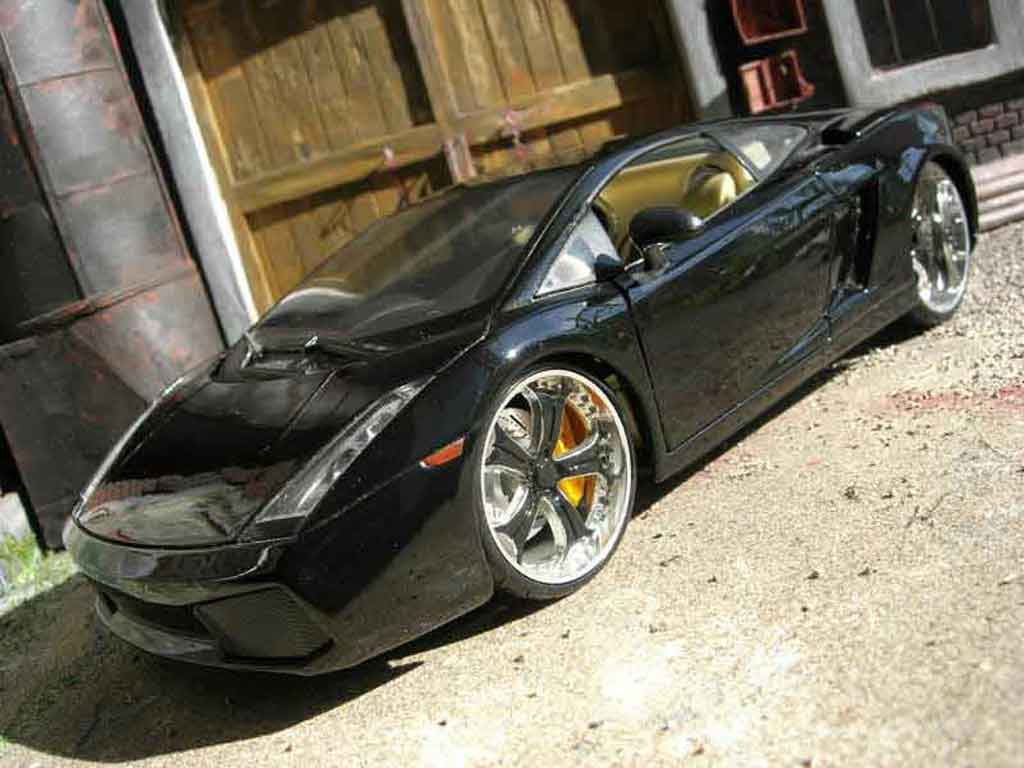 Lamborghini Gallardo SE 1/18 Playerz SE tuning black diecast model cars