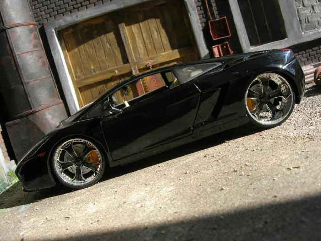 Lamborghini Gallardo SE tuning black 1/18 Playerz
