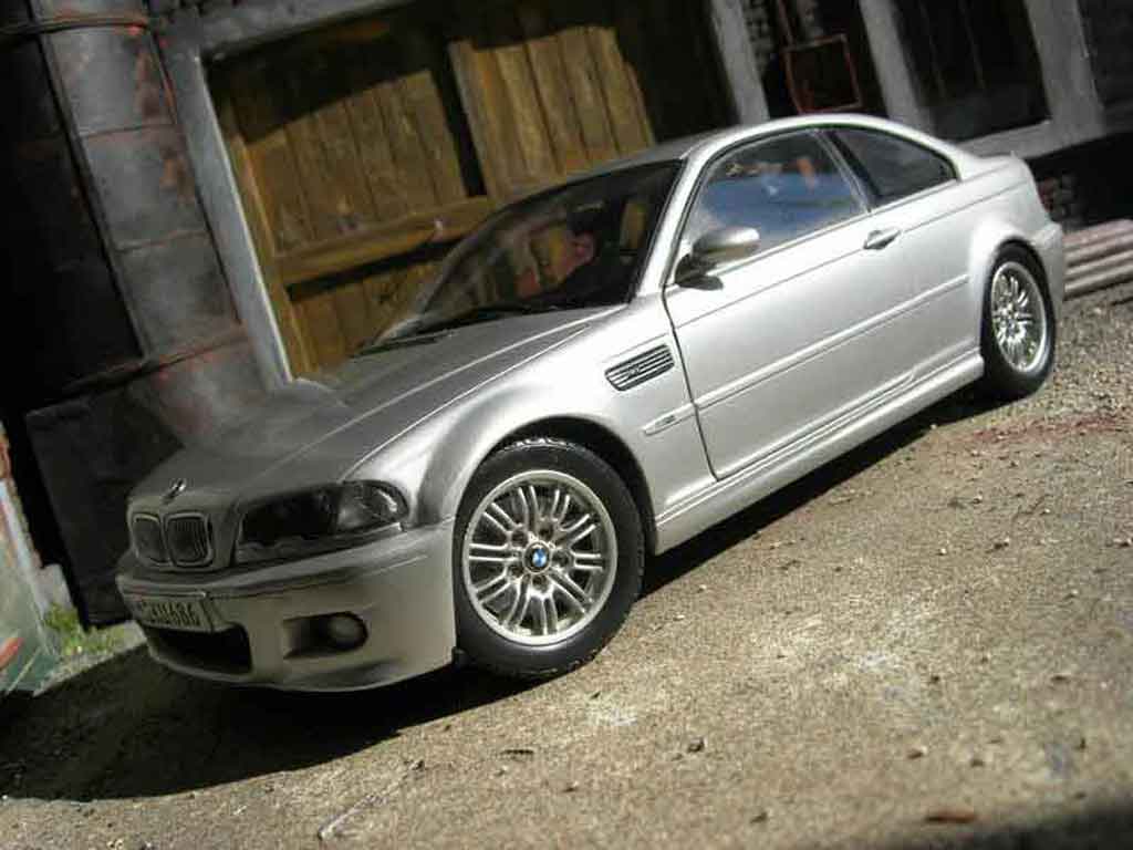 Bmw M3 E46 1/18 Kyosho E46 grey diecast model cars