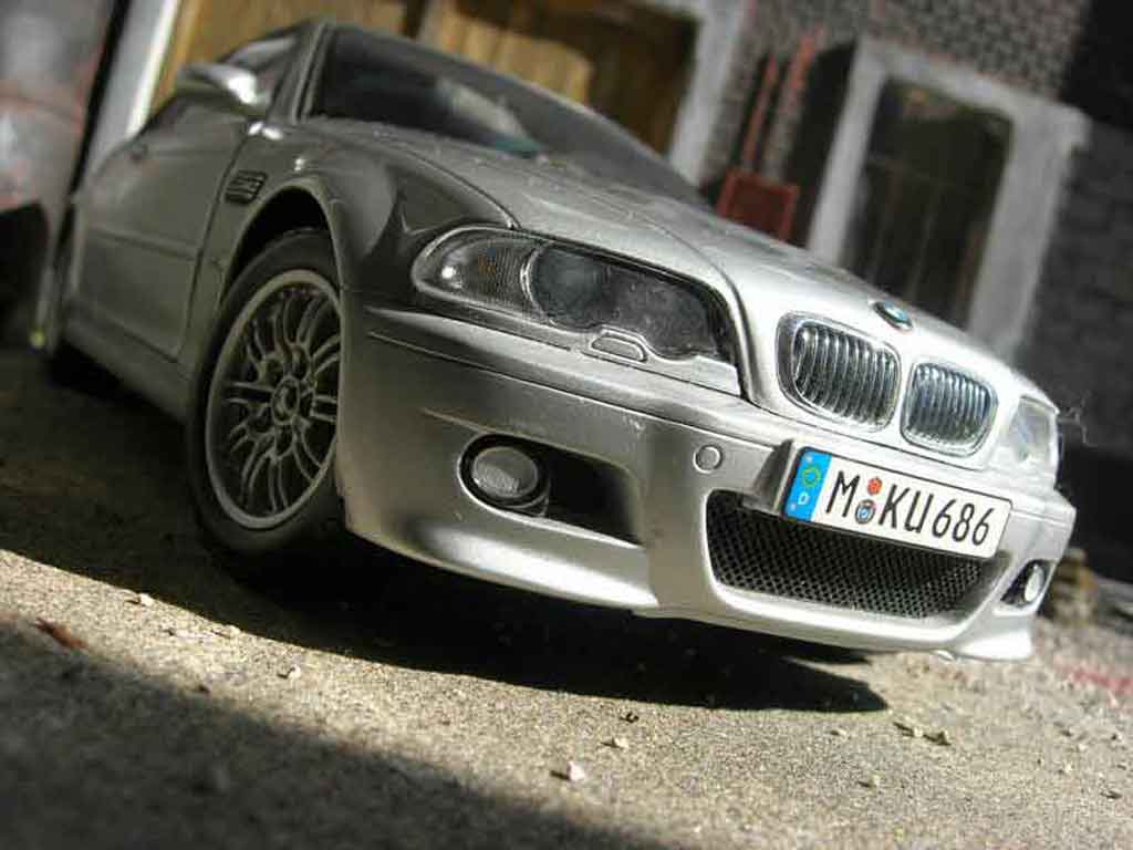 Bmw M3 coupe E46 grey 1/18 Kyosho
