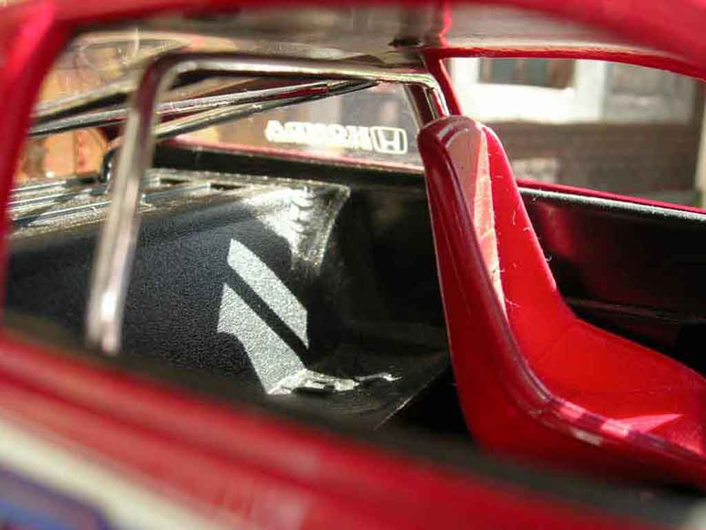 Honda CRX Base drag race red 1/18 Hot Wheels