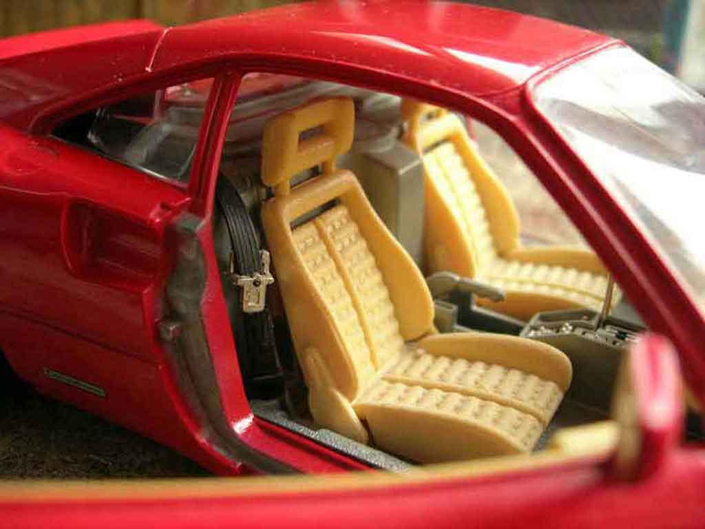 Ferrari 288 GTO red jantes f40 1/18 Burago