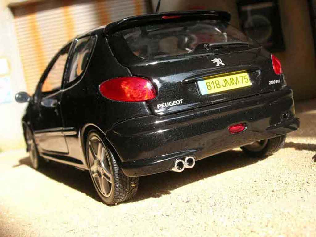 Peugeot 206 RC black 1/18 Norev