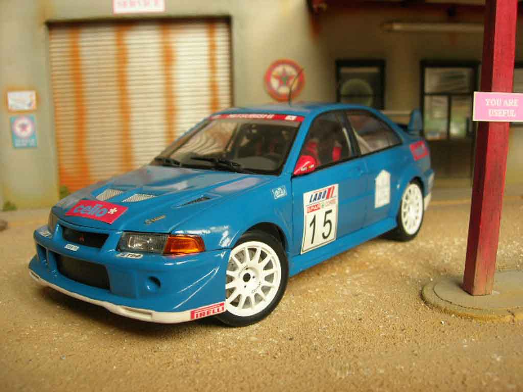 Mitsubishi Lancer Evolution VI 1/18 Autoart Evolution VI rallye diecast model cars
