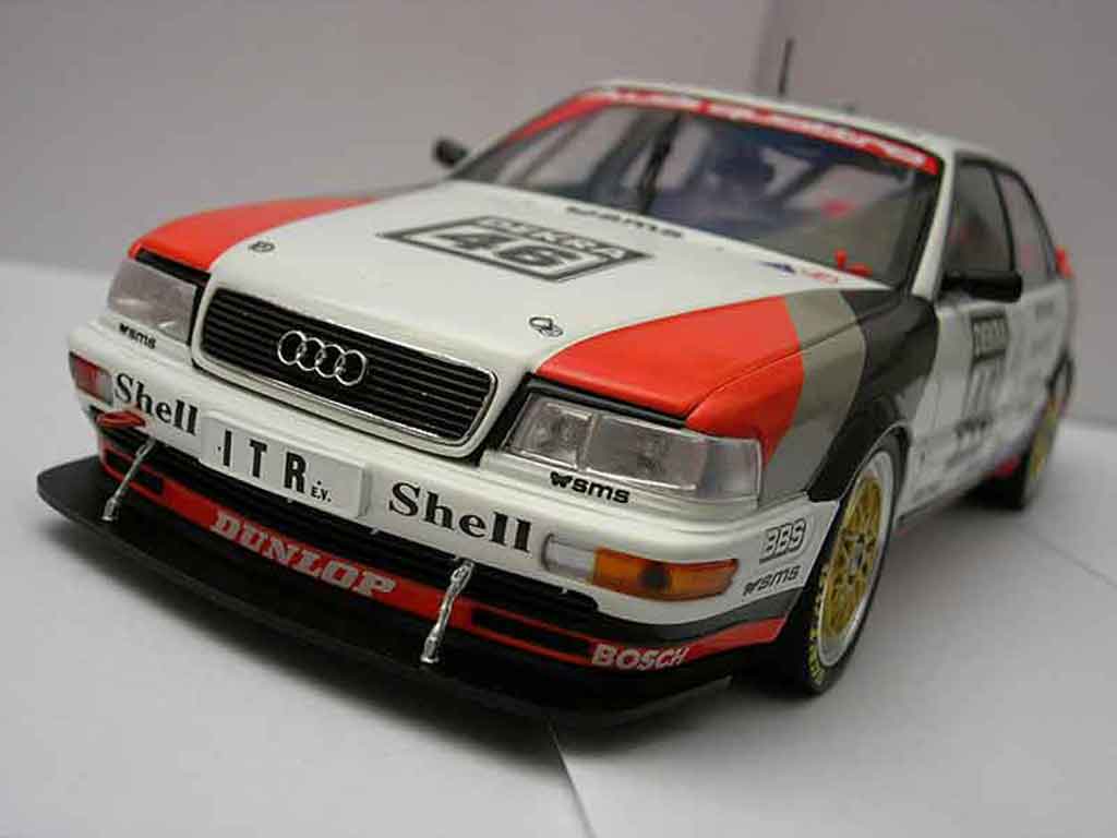 Audi V8 Quattro 1/18 Minichamps Quattro #46 dtm 1991 diecast model cars