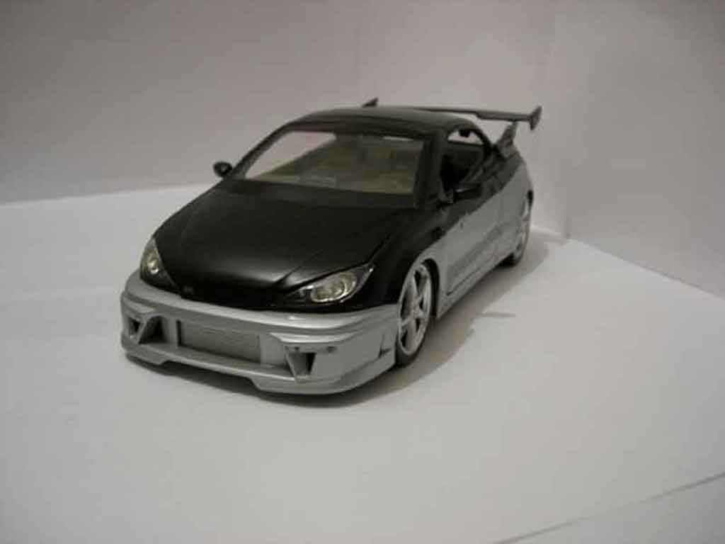 Peugeot 206 CC 1/18 Norev CC paredech grey diecast model cars