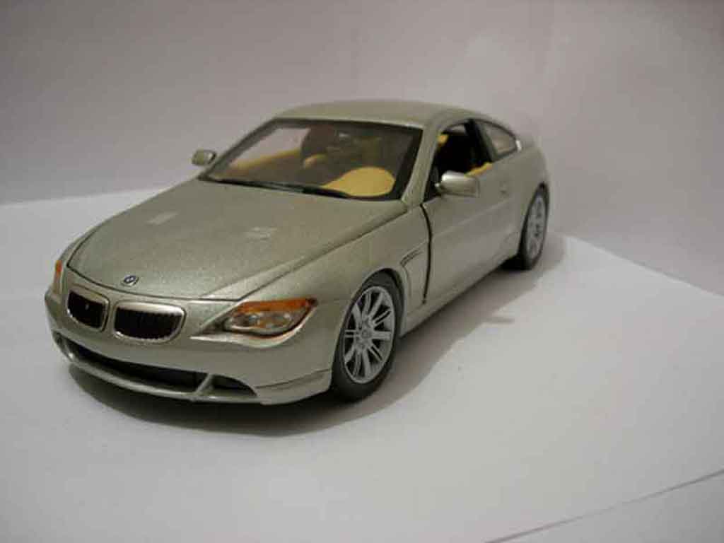 Bmw 645 E63 1/18 Hot Wheels E63 ci coupe interieur cuir peau autruche superb sellerie diecast model cars