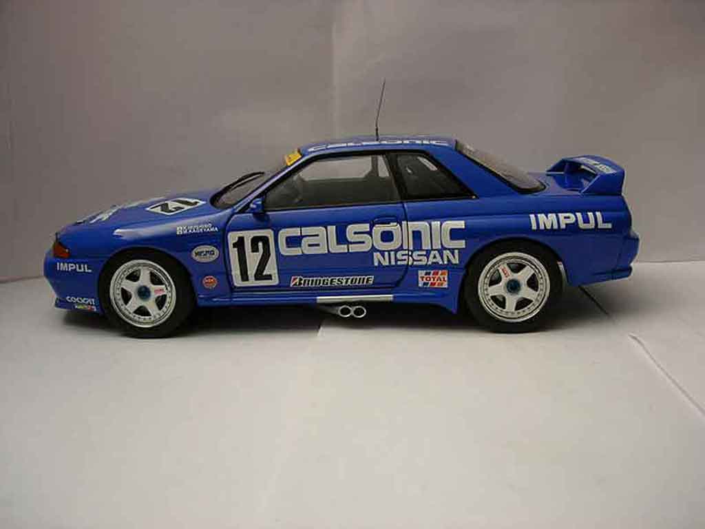 Nissan Skyline R32 1/18 Autoart R32 calsonic #12 1993 diecast model cars