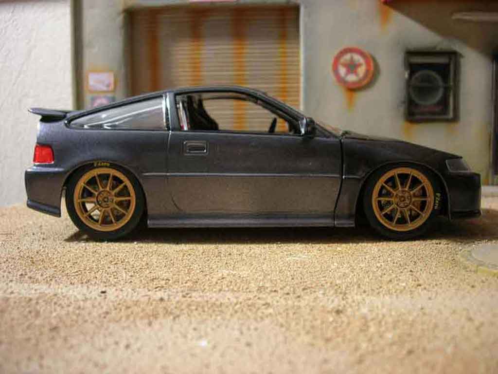 Honda CRX Base jdm grey 1/18 Hot Wheels