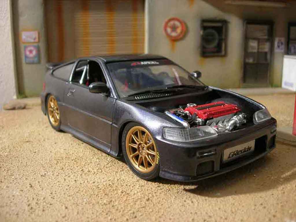 Honda CRX Base jdm grey 1/18 Hot Wheels