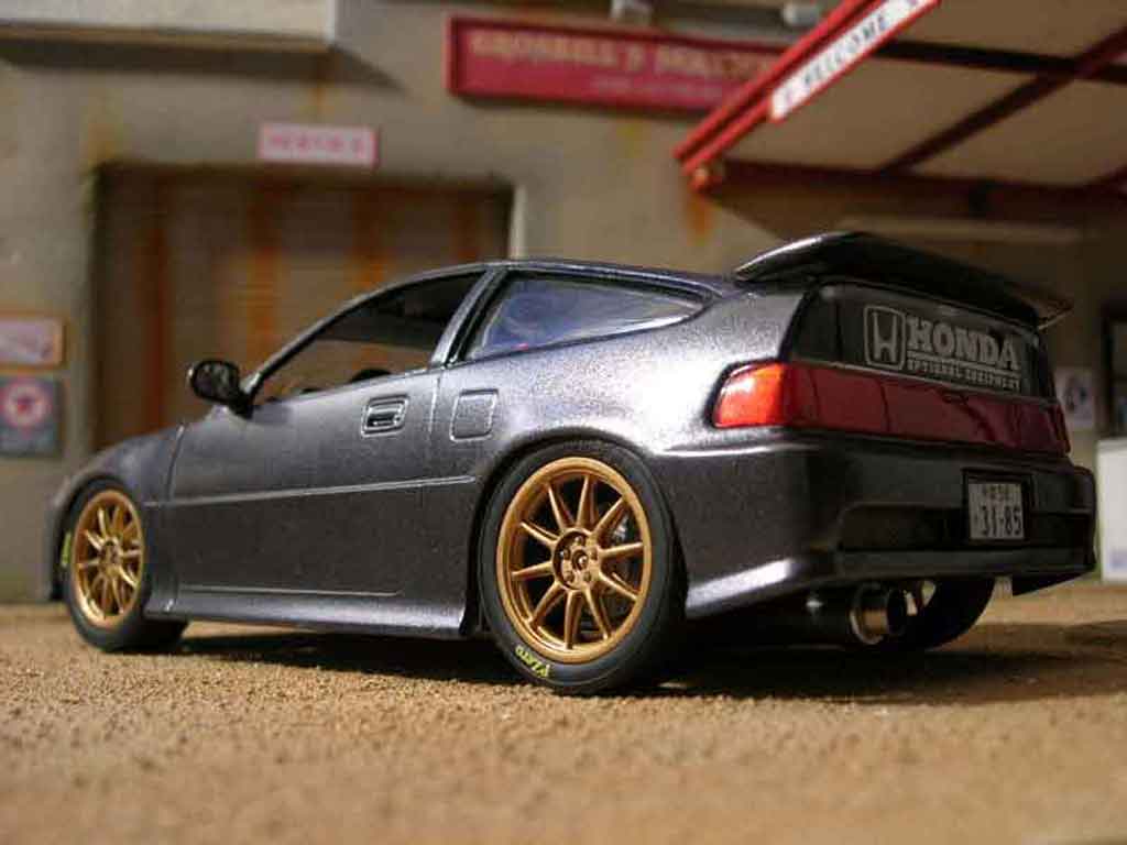 Honda CRX Base jdm grey 1/18 Hot Wheels